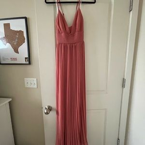 Lulus Rusty Rose Maxi a Bridesmaid Dress
